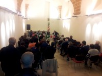 L'auditorium dell'associazione Di Vittorio.
