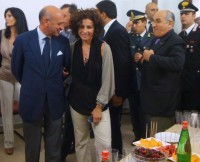 Con il questore Carella.