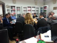 Nella foto, un momento dell'incontro tenutosi giovedì scorso al Comune di Mesagne.