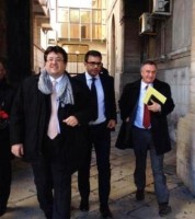 Nella foto Marini e De Scisciolo con il vice ministro Bubbico.