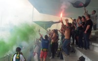 Tifosi bitontini in festa.