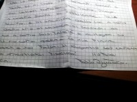 Stralcio della lettera firmata da Fabio Pignataro.