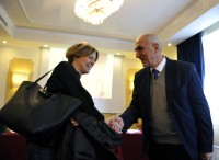 IL prof. Distante con il Ministro Lorenzin.