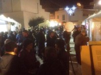 Piazza Commestibili ieri sera.