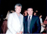 Nella foto con Vittorio Missoni.