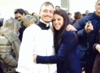 Alessio con la sorella Viviana.