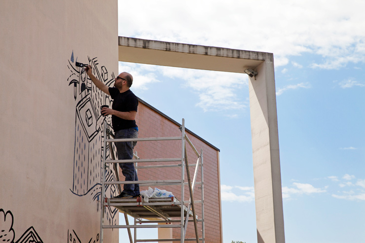 Millo a lavoro.
