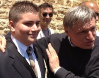Gabriel Zurlo Sconosciuto con don Luigi Ciotti.