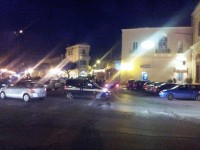 Strada chiusa e traffico bloccato