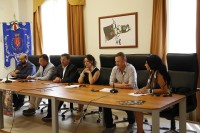 Nella foto, un momento della conferenza stampa.