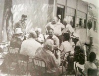 Lo storico chiosco di Nuccio Rolli in villa comunale.