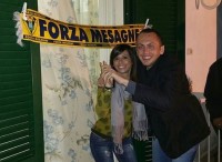 Tifosi al seguito del Mesagne a Vieste.