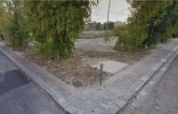 Nella foto, come era l'area ex campo sportivo prima dei lavori.