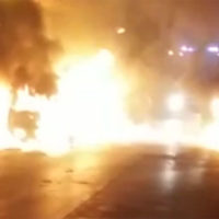 Incendio dell'auto dell'avvocatessa