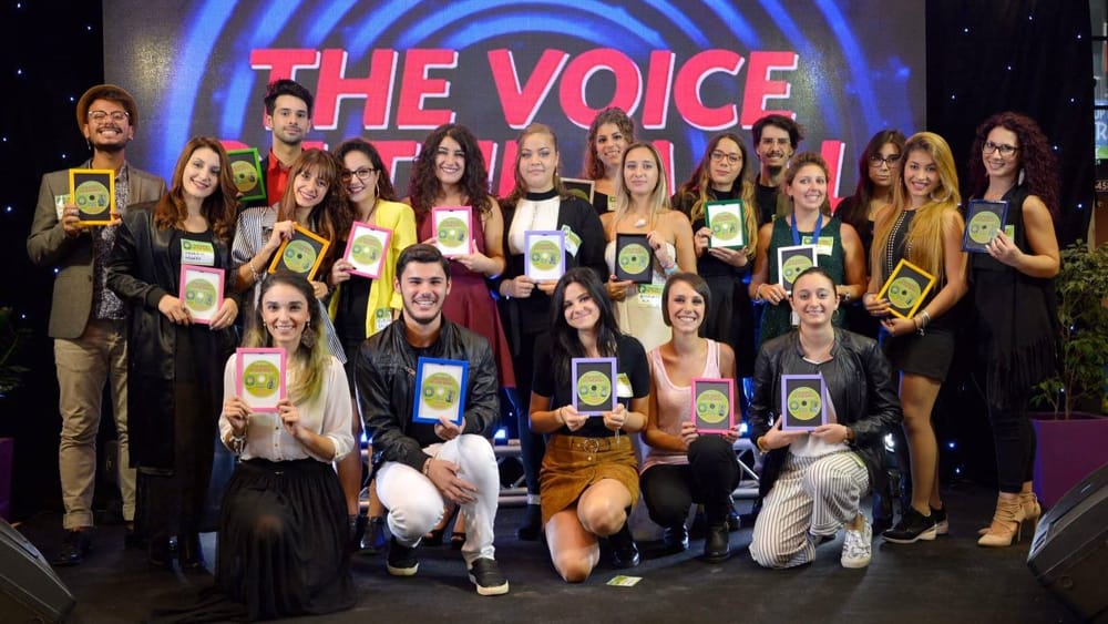 I finalisti di finalisti The voice of the mall.