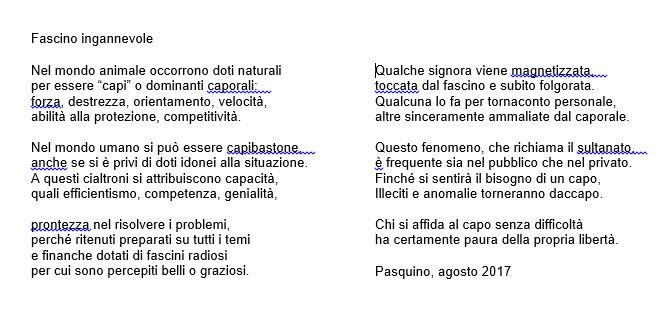 fascino ingannevole