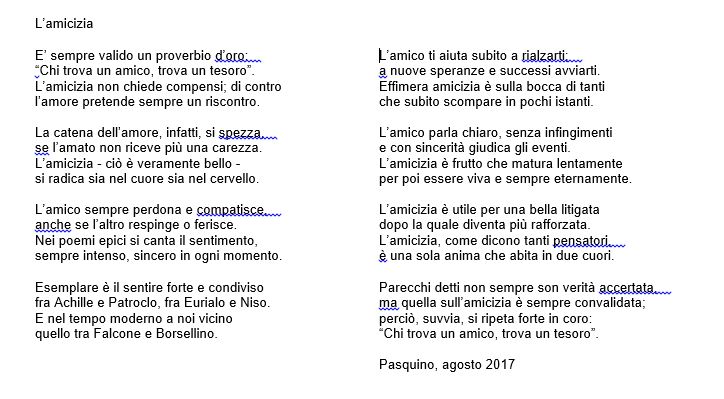 l'amicizia