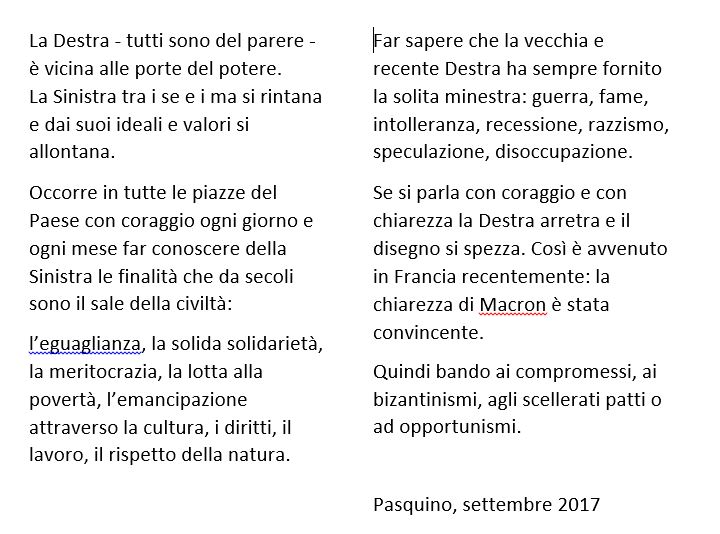 il coraggio delle idee