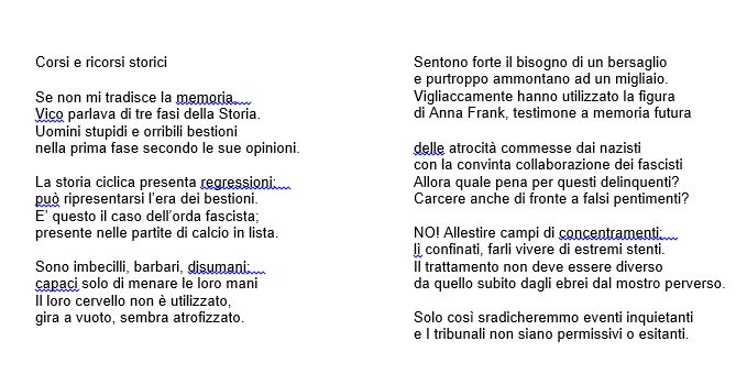 corsi e ricorsi storici