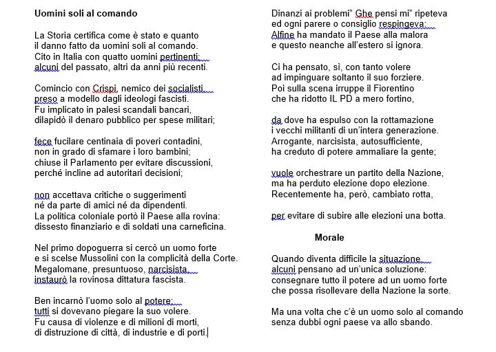 Uomini soli al comando
