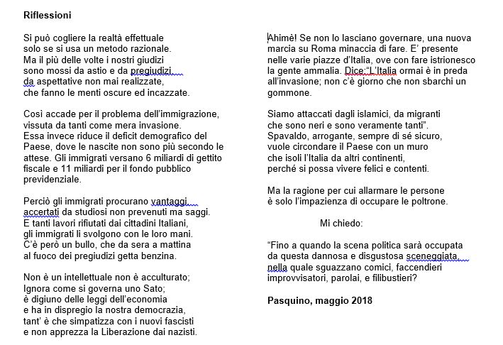 riflessioni