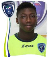 Ousmane Coulibaly con la maglia della SS. Annunziata.
