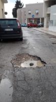 Mesagne via Edmondo De Amicis cratere