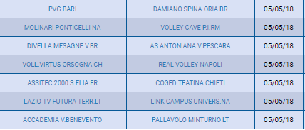 La prossima. Ultima di campionato
