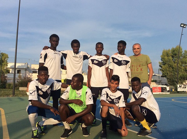 squadra triangolare alcio sprar