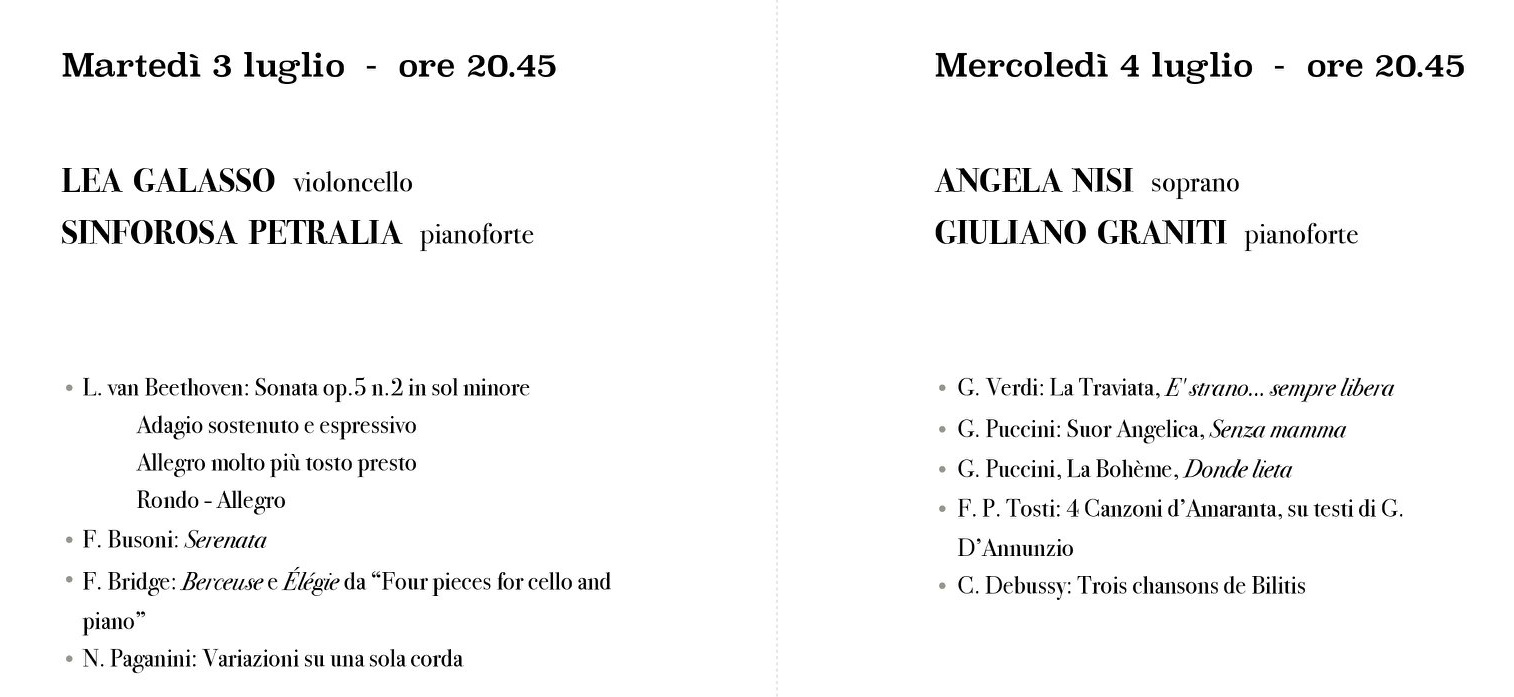 3 e 4 luglio