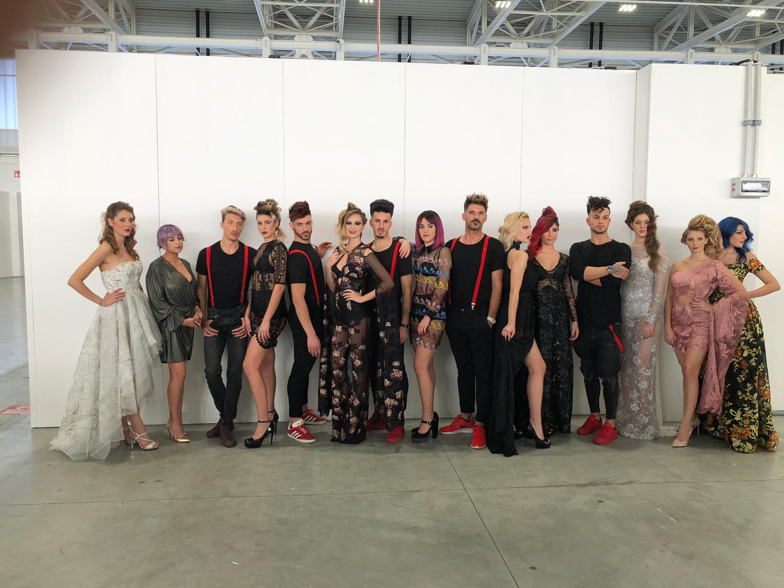 Modelli Team Rastelli On Hair Show Bologna