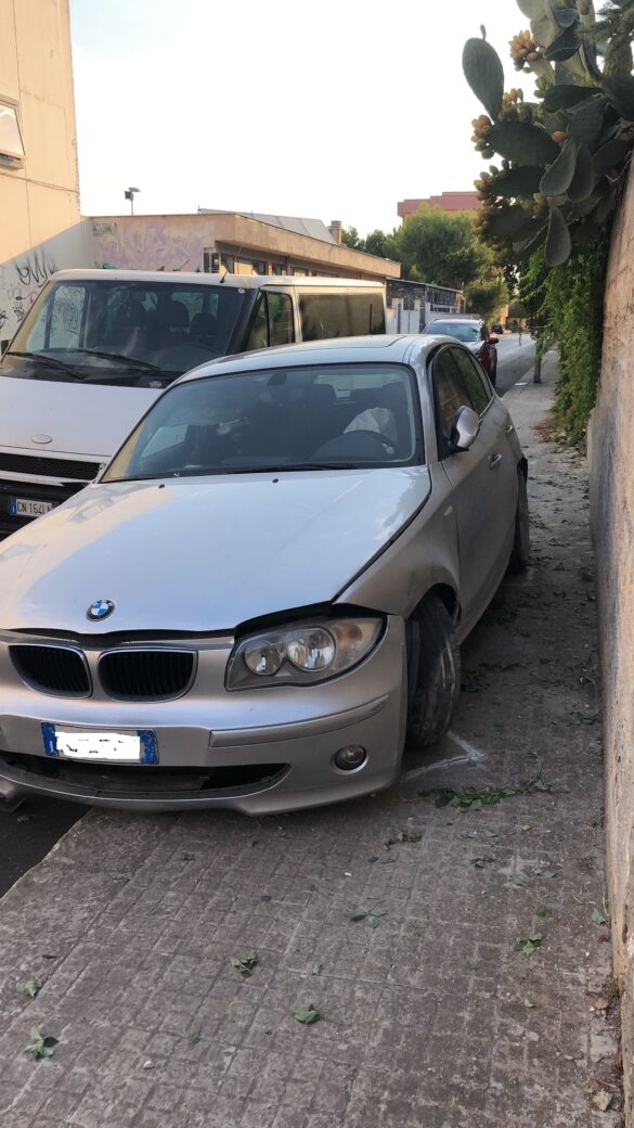 auto danneggiate via Udine3